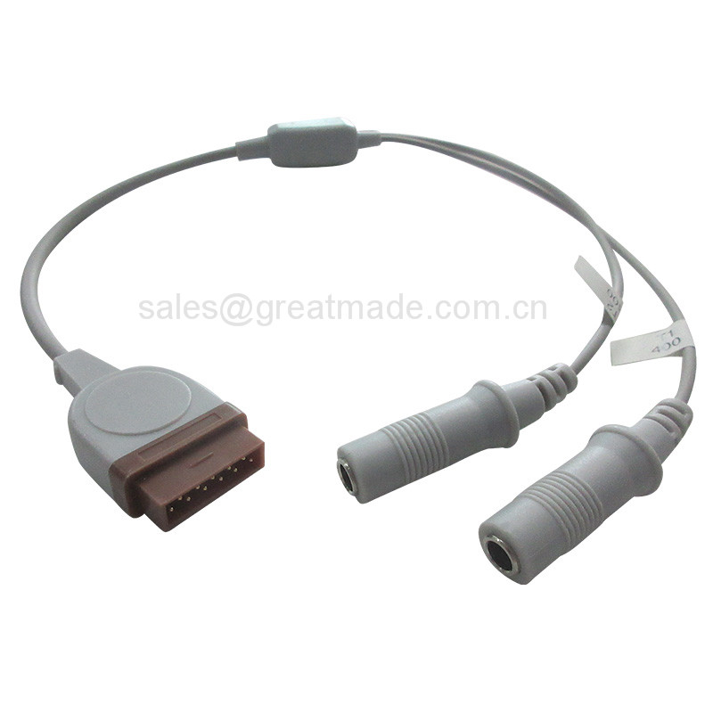TP039 GE temperatūras zondes adaptera kabelim TP039 for GE temperature probe adapter cable