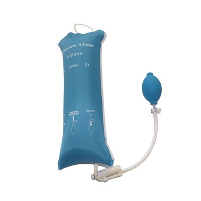 Spiediena infūzijas maiss ar spiediena displeju