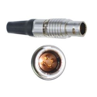 4 tapas 0B metāla aviācijas elektriskais savienotājs, maza kabeļa iekšējais savienotājs, apaļa metāla spiedpogas kontaktligzda