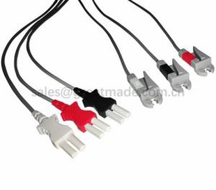 Saderīgs Spacelab Ultraview 90369 Tru-Link Leadwire komplekts, 3-Svins, AHA, Grabber