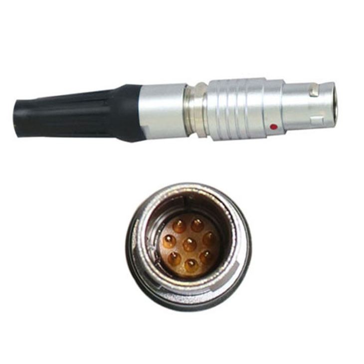 FGG EGG 1B Series 308 Push-Pull Metal Straight Plug/ Fixed Socket Connector