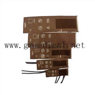 Atkārtoti lietojama asinsspiediena manšete ar dubultu mēģeni (zīdaiņu, bērnu, mazu pieaugušo, pieaugušo, lielu pieaugušo, THIGH. Bez savienotājiem.